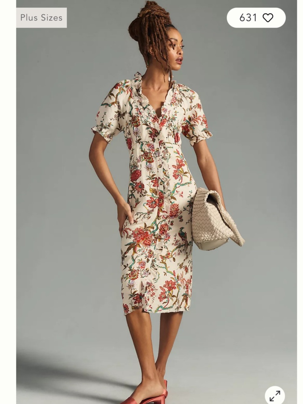 NWT Anthropologie x Pilcro ruffle-collar button-down dress sz 0 boho linen vaca